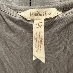 Matilda Jane Gray Dress Extended, size Large